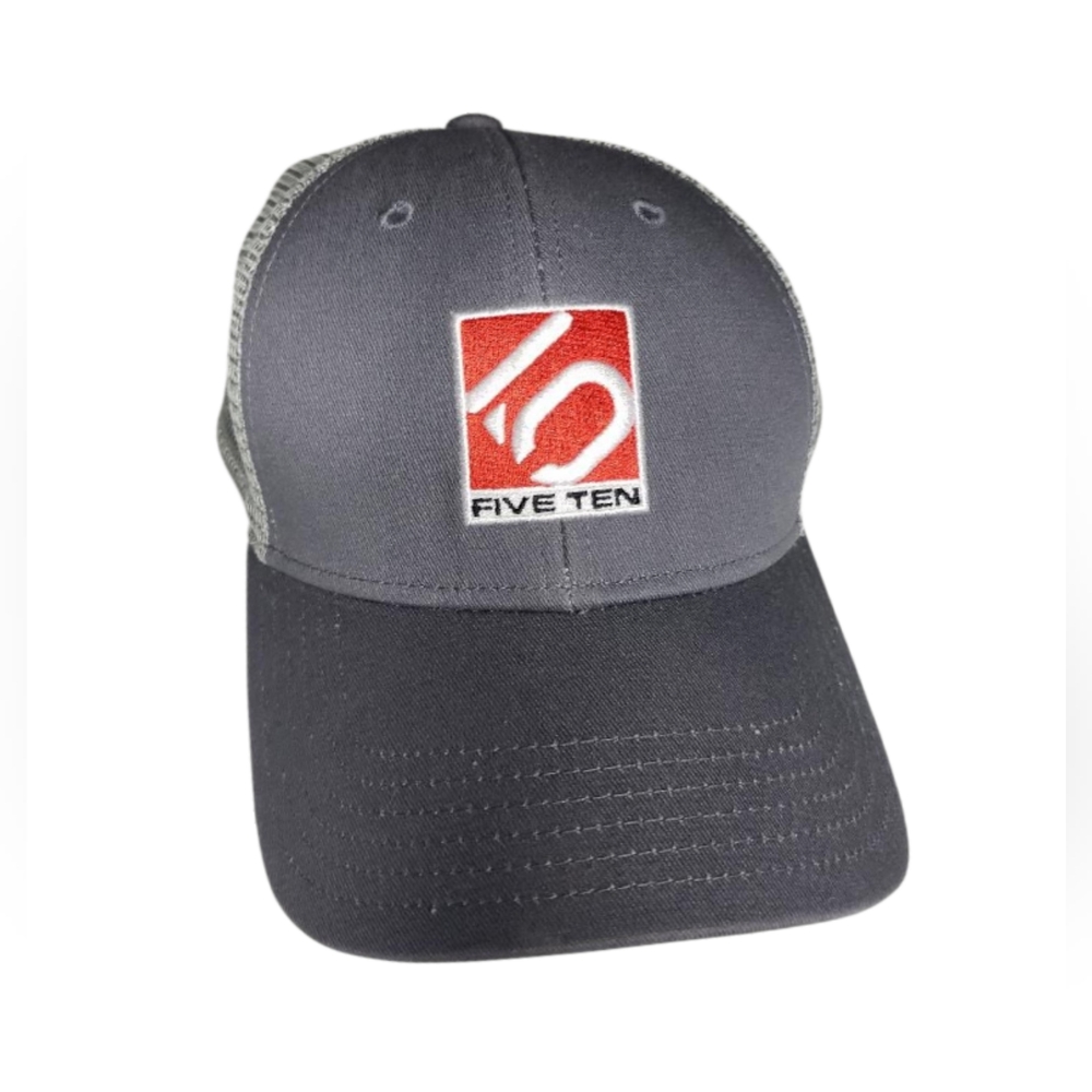 Five Ten Gray & Red Snapback Trucker Hat